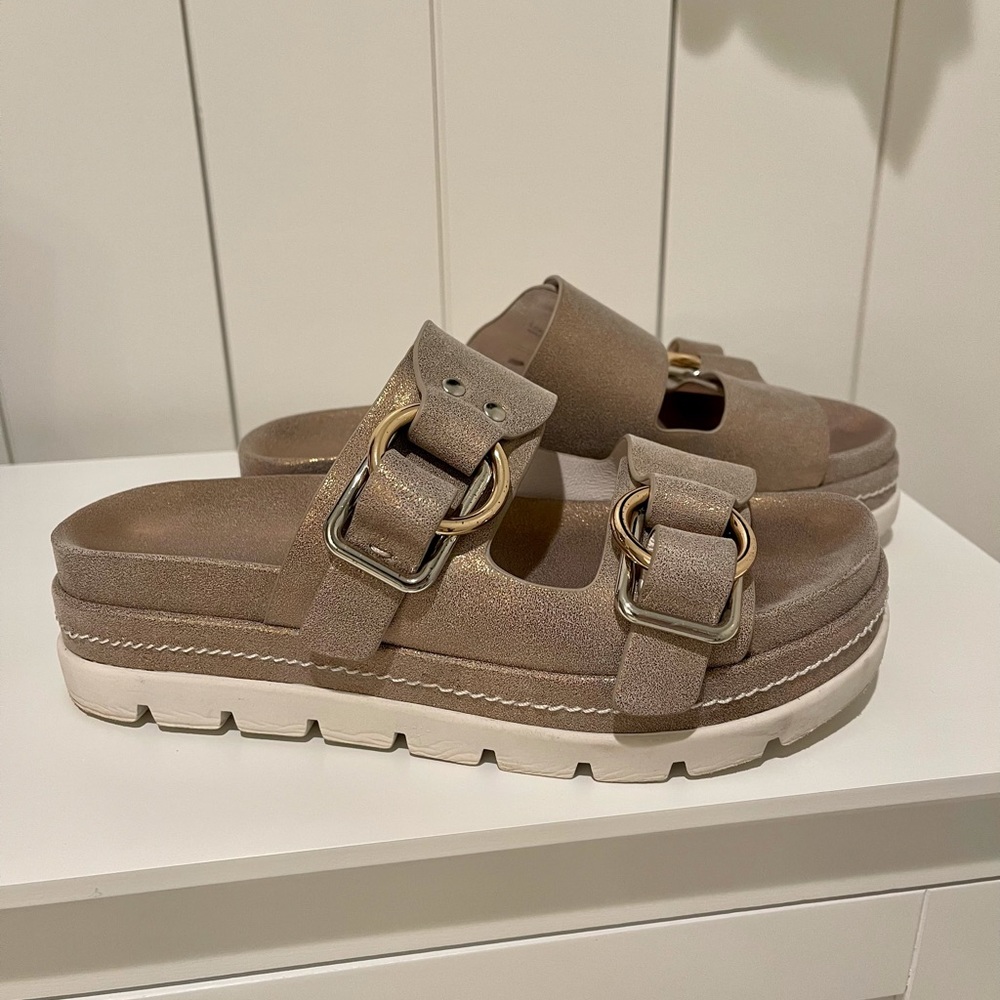 J Slides Baha Platform Slide Sandals